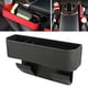 thumbnail image 5 of Organizador de cuero sintético para asientos de coche, ideal para mantener limpio el espacio entre asientos y el cargador de las mujeres. Línea negra negra, 5 of 8