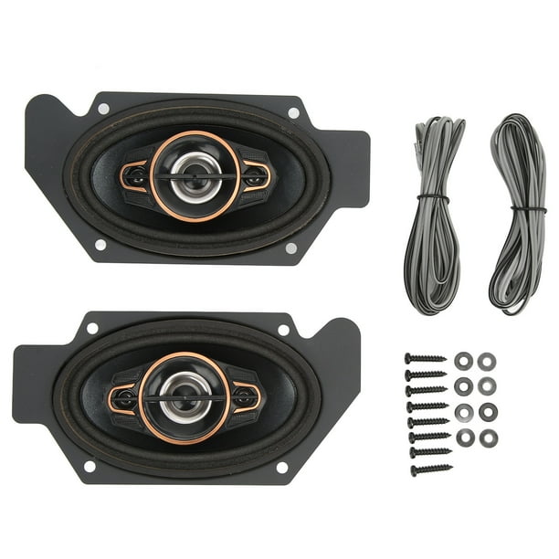 1 par de altavoces coaxiales de 2 vías 3x5 pulgadas 4Ω tweeter profesional para coche 12V Universal para sistemas de Audio para coche Jadeshay A