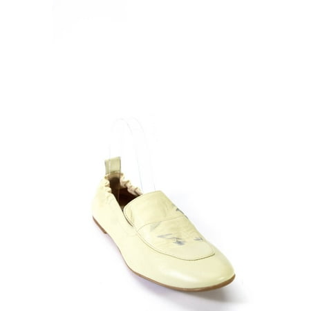 

Everlane Womens Leather Flats Yellow 8.5