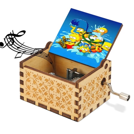 The Simpsons Wooden Music Box.