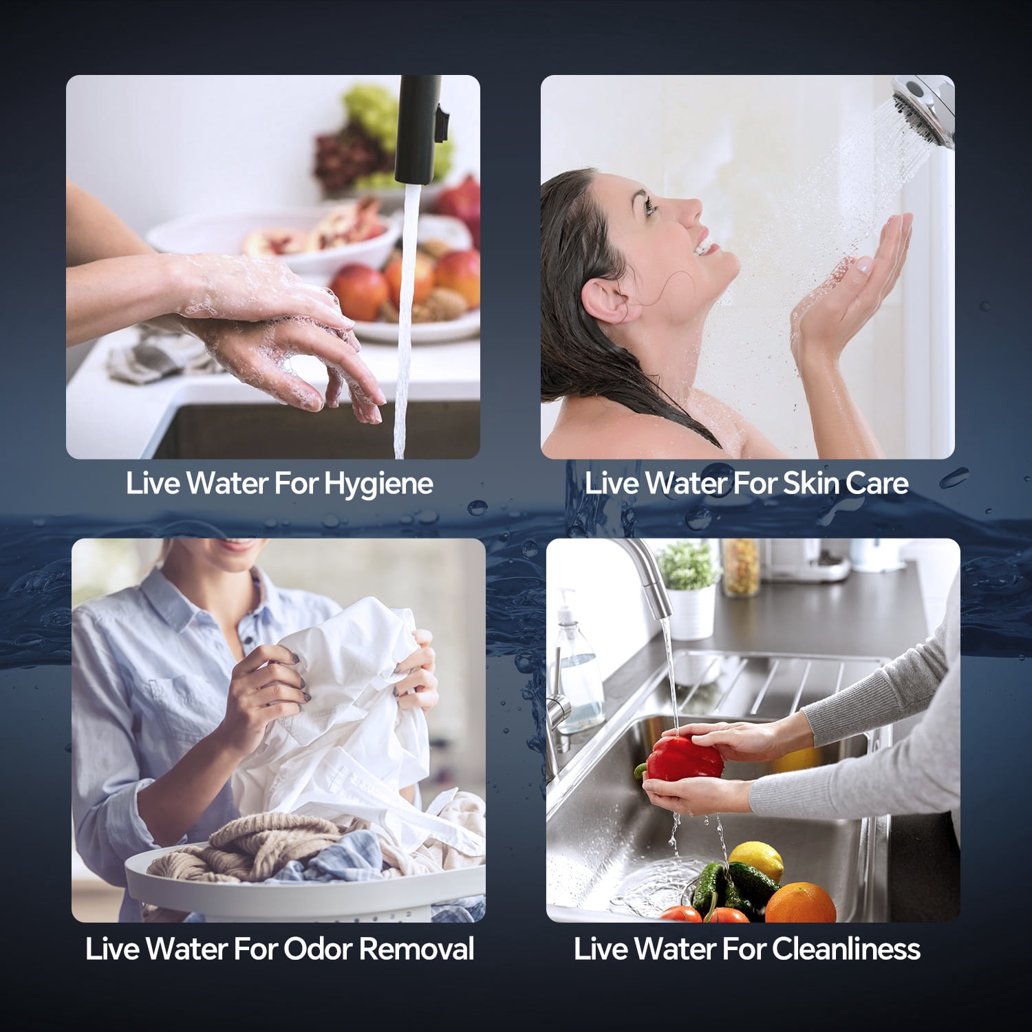 8kW Tankless Electric Water Heater, 240V on Demand Instant Endless Thermostatic Water Heater