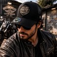 thumbnail image 5 of Knite Gorra Motociclista Trucker para Hombre Malla Transpirable Night Rod Negra, 5 of 5