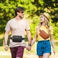 thumbnail image 2 of S-ZONE Fanny Packs for Women Genuine Leather RFID Blocking Crossbody Bags Purses Sling Waist Chest Bag Gifts Travel Running Adjustable Strap Men, 2 of 6