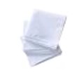 thumbnail image 3 of BonjourMrsMr Solid White Cotton Pocket Square 3-Pk Set, 3 of 10