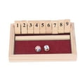 thumbnail image 4 of Dice Flip Tiles Game, Educational Toy Wear Resistant Flip Tile Board Game  For Friends Gathering For Children Adult Red, 4 of 8