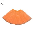 thumbnail image 5 of Glitter Children's Mesh Skirt Girls' Dance Performance Skirt Half Body Skirt Q0, 5 of 8