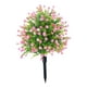thumbnail image 5 of Árbol topiario artificial para exteriores, plantas artificiales con estacas de tierra, arbustos con Rosa, 5 of 9