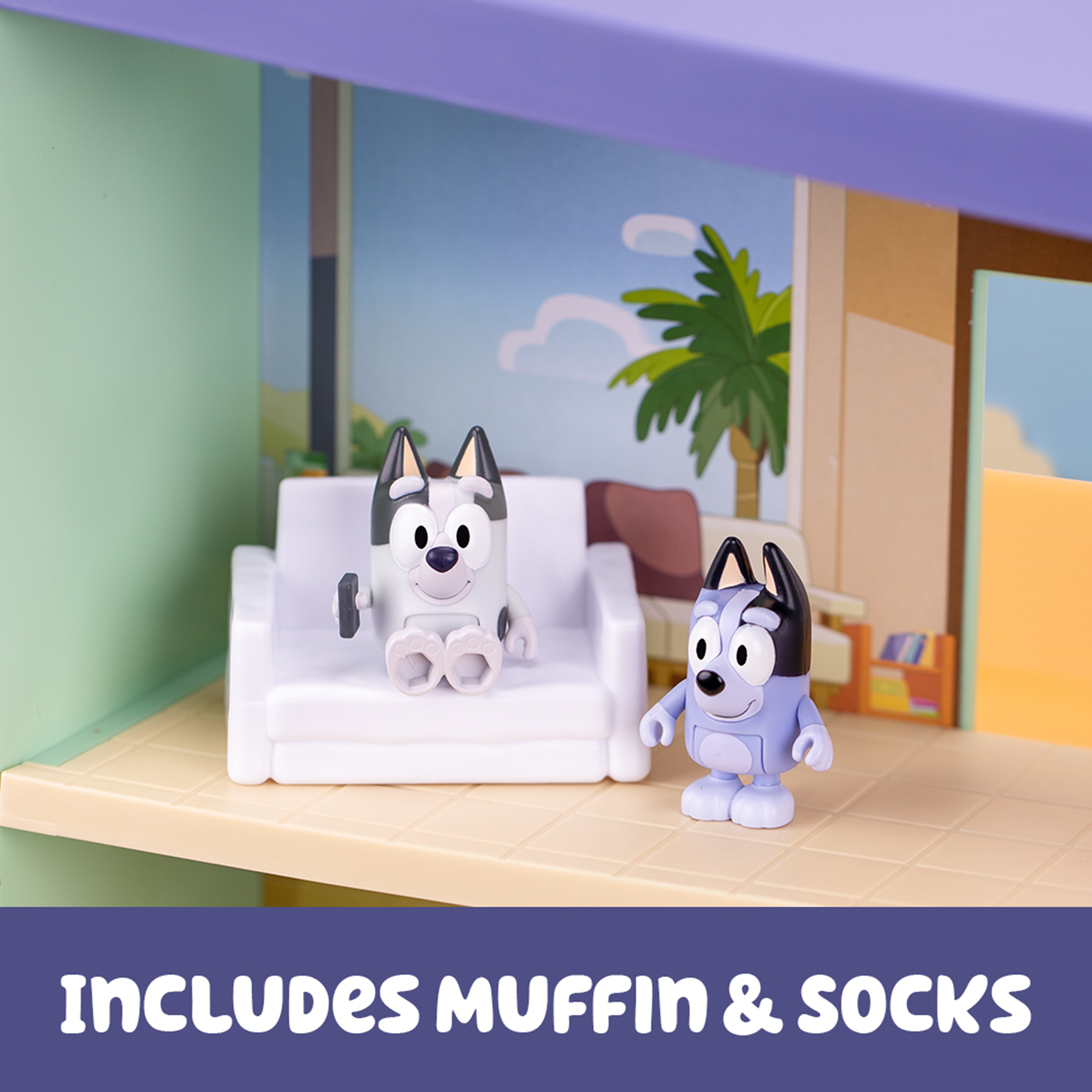 Bluey Muffin's Home Playset with Exclusive Figures photo 3