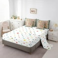 thumbnail image 6 of Feelyou Fashion Rose Floral Twin Bedding Sets 7-Piece, Vintage Bohemian Flower Bedding Comforter Set, Teens Kids Girls Women Reversible Sheet Sets, Microfiber Bedroom Decor, 6 of 9