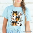 thumbnail image 6 of Cute Ghost Teacher Halloween T-Shirt, Retro Boo Spooky School Tee, 6 of 8