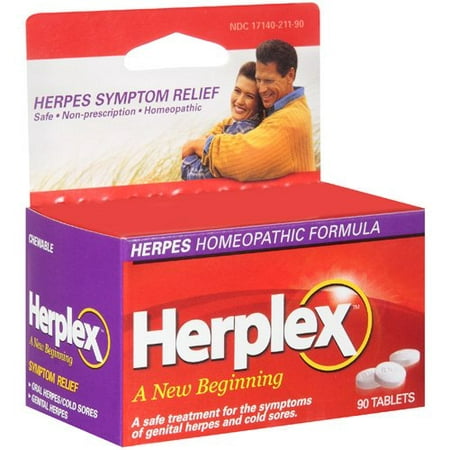 Herplex Tablets Herpes Symptom Relief 90 Ct Walmart Com