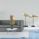 thumbnail image 2 of Figura decorativa de gato y pájaro, de resina y madera. Escultura moderna de colección para escritorio, entrada, estantería, sala de estar, dormitorio, 2 of 8