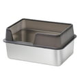 thumbnail image 4 of TISHITA Cat Litter Box Easy to Move Sifting Litter Basin Washable Kitten Litter Tray L Black, 4 of 8