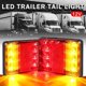 thumbnail image 5 of Luces traseras LED, paquete de 2 luces de remolque multifuncionales aprobadas E8, luz roja amarilla superbrillante, señal de giro, señal de giro de freno, IP65, resistente al agua para, 5 of 5