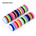 thumbnail image 2 of 100 Pieces Elastic Hair Ties Mini Hair Bands Tiny Rubber Bands Colored Girls Ponytail Holders for Baby Kids, 2 of 5