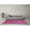 thumbnail image 3 of Ahgly Company Indoor Square Abstract Pink Contemporary Area Rugs, 4' Square, 3 of 4