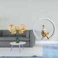 thumbnail image 2 of Tirador de latón con forma de lazo para cajones de cocina y armarios, con figura de niña, estatua de mujer, centro de mesa, dormitorio, regalo para le, 2 of 8