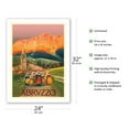 thumbnail image 2 of Abruzzo, Italy - Vintage Travel Poster by Vincenzo Alicandri c.1926 - Fine Art Matte Paper Print (Unframed) 24x32in, 2 of 4