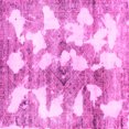 thumbnail image 1 of Ahgly Company Indoor Square Abstract Pink Modern Area Rugs, 8' Square, 1 of 4