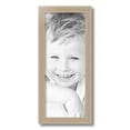 thumbnail image 2 of ArtToFrames 8x20" Natural Oak Picture Frame, Brown MDF Poster Frame, with Regular Glass and Foam Backing 3/16 inch (FBPL-4299), 2 of 8