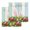 Sky Blue, variant on Easter Kitchen Dish Towels for Drying Dishes Set of 4, Wooden Bunny Colorful Eggs Spring Floral Botanical Waffle Weave Microfiber Hand Tea Bathroom Towels Quick Dry & Absorbent Towel 12x12