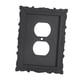 thumbnail image 3 of Placa de cubierta para interruptor de luz, placa de interruptor, cubierta de salida clásica negra retro decorativa Estilo B, 3 of 9