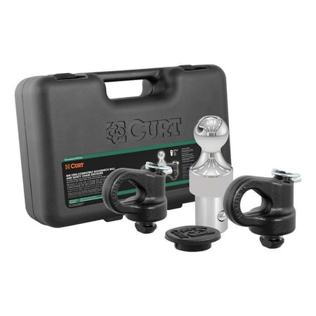 - CURT Mfg 60692 Wiring OEM-Compatible Gooseneck Ball & Safety Chain Anchor Kit for GM - Fits GM pickup trucks with factory tow packages | Includes storage case and rubber hole cover