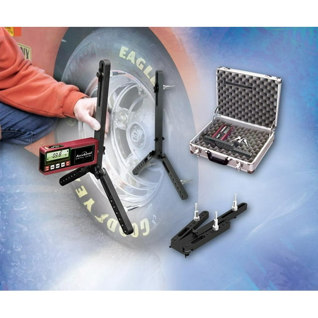Longacre 78295 Digital AccuLevel Caster/Camber Gauge w/Quick Set Adapter