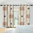 thumbnail image 3 of Pbobriich Mid-Century Blackout Curtains,Modern Abstract Drapes Thermal Insulated Window Curtain for Bedroom 42x108 Inch Set 2 Panels, 3 of 6