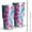 Pink Blue Tie, variant on 30oz Indigo Tie Dye Star Tumblers Stainless Steel Tumbler with Lid and Straw,Vacuum Insulated Double Wall Travel Tumbler Cups Mug with Cleaning Brush for Coffee,Tea