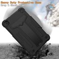 thumbnail image 5 of EpicGadget Samsung Galaxy Tab A 8.4 (2020) Case, Heavy Duty Shockproof Rugged High Impact Protective Cover Case with Kickstand for Galaxy Tab A 8.4 Inch (SM-T307) 2020 Released (Black/Black), 5 of 5