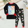 thumbnail image 2 of Toddler Baby Boy Outfit Sets Fall Winter Clothes Kaprioy Cotton Pjs Set Kids Boys Pajamas Sleepwear 2T 3T 4T 5T 6T 7T 2PCS Long Sleeve 3D Dinosaur T Shirts Tops Pants Clothes Set, 2 of 4