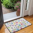 thumbnail image 2 of White Dog Paw Footprint Door Rugs,Washable Non Slip Door Mats Indoor,Decorative Door Mats,Entry Mat Indoor for Entrance,Bedroom,Kitchen,Bathroom,30"x17", 2 of 6