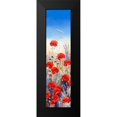 thumbnail image 2 of Mayes, Hilary 7x14 Black Modern Framed Museum Art Print Titled - Poppy Field I, 2 of 5