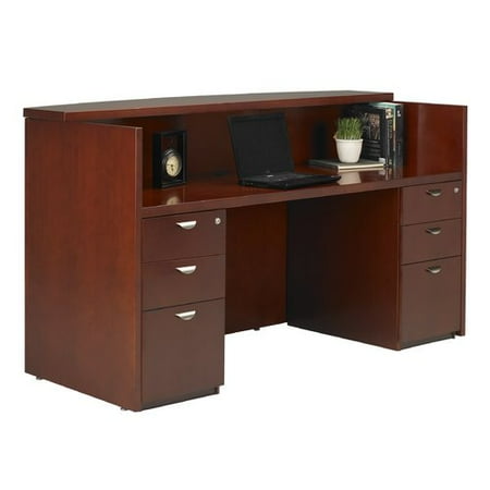 Mayline Group Mira Series Rectangular Reception Desk Walmart Com