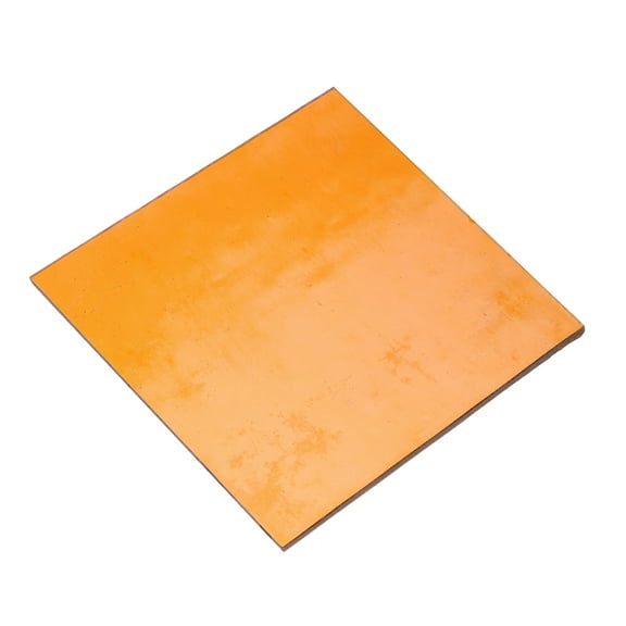 Stained Glass Sheet Mosaic Tile 3.9 Inch x 3.9 Inch Brown Color, Stained Glass Sheets for Crafts Project