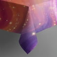 thumbnail image 4 of Rainbow Tie Dye Wave Pattern Rectangle Tablecloth 60"x102",Waterproof Polyester Rectangle Table Cloth, Wipeable Spillproof Polyester Tablecloth for Dining, Camping, Indoor and Outdoor, 4 of 6