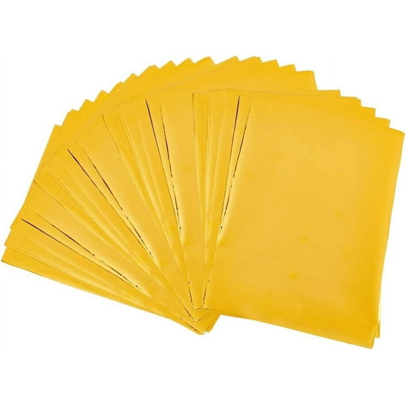 100 Sheets A5 Hot Foil Transfer Sheets Gold Hot Foil Stamping Papers 21.1x14.6cm Metallic Heat Transfer Foil Paper for Foil Quill/Heat Foil Pen Card Making Scrapbooking Paper Crafts