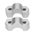 thumbnail image 1 of Handlebar Adapter, Fat Bar Riser Anti Fading Rustproof Aluminium Alloy High Strength  Replacement For F850gs Adventure 2019- For Motorcycle Silver, 1 of 8
