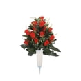 thumbnail image 2 of YYYMEIII Artificial Rose Bouquets for Cemetery Decoration,Artificial Cemetery Flowers,Memorial Flowers for Loved ones,Parting Tribute Decor, 2 of 9