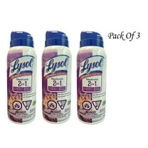 Lysol NeutraAir Disinfectant Spray, 2 In 1: Eliminates Odors and Disinfects, Lavender & Lily 10 Fl Oz (Pack Of 3)