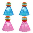 thumbnail image 5 of Uutvmp 6pcs LED Luminous Badminton, The Dark Nylon Birdie Ball Colorful Light Up Shuttlecock for Adults Outdoor Indoor Backyard Games Sports Training Practice, 5 of 7