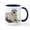 White/Navy Inside, variant on CafePress - Yellow Lab Mug - 11 oz Ceramic Mug - Novelty Coffee Tea Cup