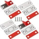 thumbnail image 1 of 4 Uds. Pestillo magnético para puerta de armario, cierres adhesivos magnéticos, cierre adhesivo magnético para muebles, incluye tornillos, 1 of 5