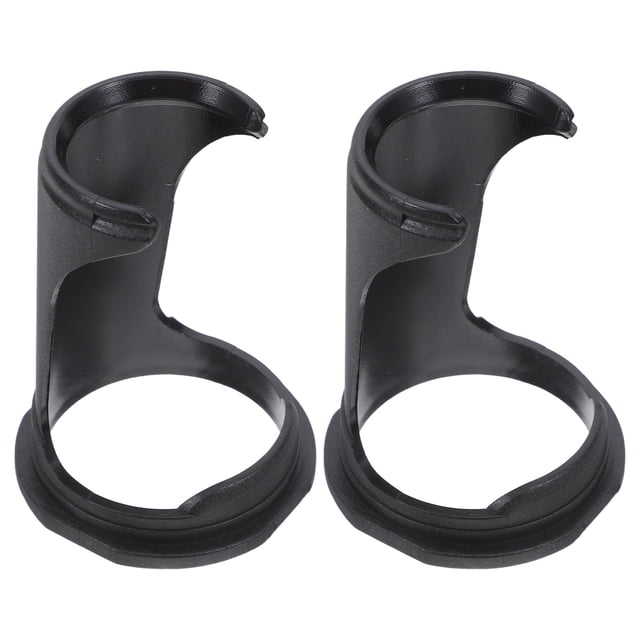 Luxshiny Support de Brosse à Raser Noir 2 Pcs avec Design Moderne pour Rangement de Bureau et de Salle de Bain