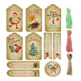 thumbnail image 1 of 150 Pieces Christmas Packing Bags Hanging Tags with Ropes Kraft Paper Labels DIY Decoration Winter Festival Wrapping Accessories MC1-23, 1 of 7