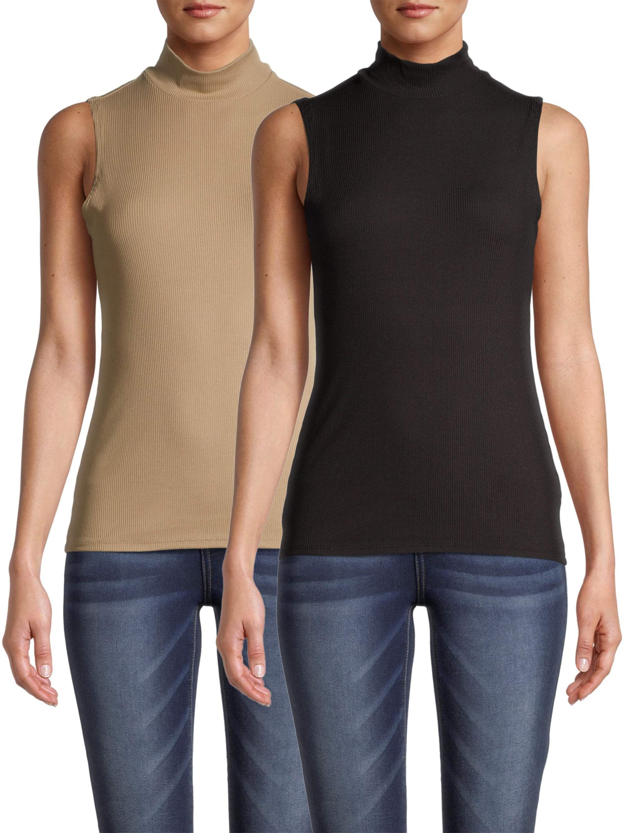 no boundaries mock neck tee