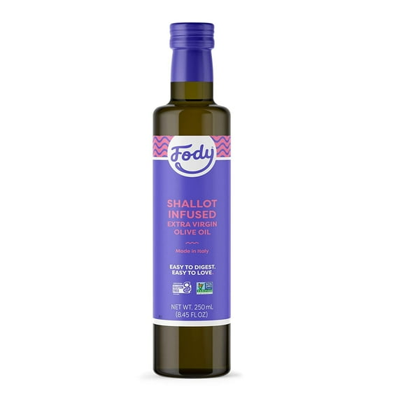 Fody Foods Shallot Infused Extra Virgin Olive Oil - 8.45 fl oz Pack of 2