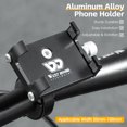thumbnail image 4 of MobilePhone Holder MobilePhone Navigation Fixed Bracket Bike Handlebar Aluminum Alloy MobilePhone Rack SmartPhone Support, 4 of 7
