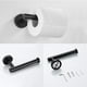thumbnail image 5 of Toystoory Soporte de almacenamiento de papel higiénico de 5 uds., varilla colgante de acero para ahorrar espacio, organizador montado en la pared, Juegos de accesorios de baño Toystoory HA066205-00, 5 of 6